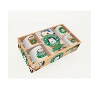 Chat-Bucks Coffee 10 Recettes De Mini-Mug Cakes - Coffret Avec 4 Mini-Tasses En Céramique