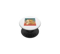 Chat câlin Chien Chat et Chien amitié adorables Animaux de PopSockets PopGrip Adhésif