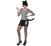 Chat Cambrioleur Déguisement Femmes Halloween Voleur Chat Déguisement UK 10-14
