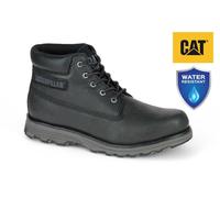 Chat Caterpillar Hommes Fondateur Cuir Noir Durable Chukka Work Classique Bottes