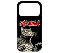 Chat Catzilla drôle Art Japonais drôle Coque pour iPhone 17 Pro