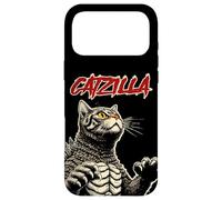 Chat Catzilla drôle Art Japonais drôle Coque pour iPhone 17 Pro Max