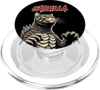 Chat Catzilla drôle Art Japonais drôle PopSockets PopGrip pour MagSafe