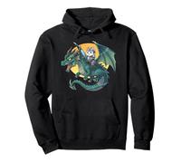 Chat Chaton Chevalier Chevalier Équitation Dragon Médiéval Ren Faire Graphique Sweat à Capuche
