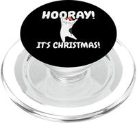 Chat Chaton Mignon Noël Chrismas Xmas Hooray It's Christmas PopSockets PopGrip pour MagSafe