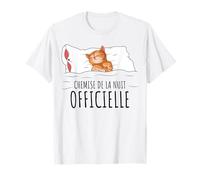 Chat Chemise De La Nuit Officielle Pyjama T-Shirt