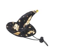 Chat Chien Drôle Sorcière Cosplay Costume Cape Étoile Imprimé Manteau Confortable Costume d'Halloween Accessoires Cosplay Animal Sorcière Manteau Accessoires