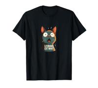 Chat choqué - Manger Quoi ? ! Meme Comique rétro T-Shirt