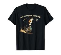 Chat chrétien drôle pour louer Le Seigneur Jésus T-Shirt