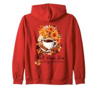 Chat chrétien « I Will Praise Him in Every Season Fall » Sweat à Capuche