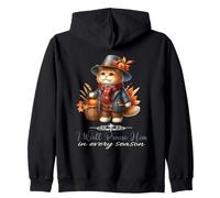 Chat chrétien « I Will Praise Him in Every Season Fall » Sweat à Capuche