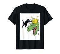 Chat claquant T-Rex Dinosaure Pop Art Tyrannosaure T-Shirt