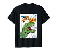 Chat claquant T-Rex Dinosaure Pop Art Tyrannosaure T-Shirt