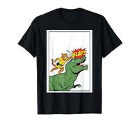 Chat claquant T-Rex Dinosaure Pop Art Tyrannosaure T-Shirt
