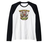 Chat Comique Sauvage, Chat de Dessin animé Fou Manche Raglan