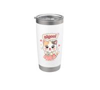 Chat coréen Hanbok | Funny Aigoo ! Gobelet isotherme en acier inoxydable double paroi