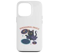 Chat Cosmique Oracle dimensionnel Coque pour iPhone 13 Pro