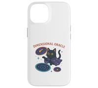 Chat Cosmique Oracle dimensionnel Coque pour iPhone 14