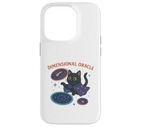 Chat Cosmique Oracle dimensionnel Coque pour iPhone 14 Pro