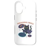 Chat Cosmique Oracle dimensionnel Coque pour iPhone 17