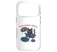 Chat Cosmique Oracle dimensionnel Coque pour iPhone 17 Pro
