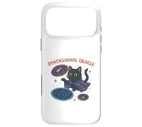 Chat Cosmique Oracle dimensionnel Coque pour iPhone 17 Pro Max