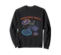 Chat Cosmique Oracle dimensionnel Sweatshirt