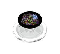 Chat Coven sorcières fantômes Zombies Morts-Vivants Effrayant Horreur Horreur PopSockets PopGrip pour MagSafe