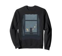Chat Cozy Quiet Deep Soul Spirit Calm Dark Feline Home Rest Sweatshirt