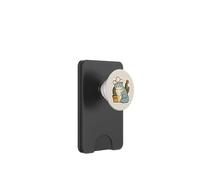 Chat crème dans Un Chapeau de Cowboy avec Cactus pour Les Amoureux des Chats PopSockets PopWallet pour MagSafe