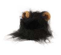 Chat Crinière Perruque Oreilles Chat Crinière Bonnet Mignon épais Adorable pour les Fêtes (#1)