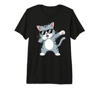 Chat Dabbing Dab Animal Graphique Garçons Filles Femmes Enfants T-Shirt Haut de Gamme