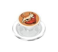 Chat dans des Bottes de Cowboy pour Les Amoureux des Chats, propriétaires de Chats PopSockets PopGrip pour MagSafe