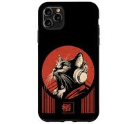 Chat dans Un Casque Audio Japonais Lo-FI Chill Music Coque pour iPhone 11 Pro Max