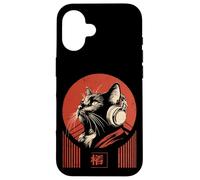 Chat dans Un Casque Audio Japonais Lo-FI Chill Music Coque pour iPhone 16