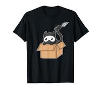 Chat dans Une boîte Ninja T-Shirt
