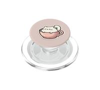 Chat dans Une Tasse à thé pour Les Amoureux des Chats, propriétaires de Chats PopSockets PopGrip pour MagSafe