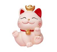 Chat De Bienvenue, Mini Chat Ondulant Chinois Maneki Neko Fortune Lucky Fortune Cat Japanese Lucky Cat Cute Cat Decor Good Luck Wealth Cats, chat porte bonheur, chat porte bonheur japonais (01)