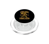 Chat de Boxe Feline Combat Club - Style Vintage PopSockets PopGrip pour MagSafe