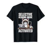 Chat de Bureau activé par Le Mode auditif sélectif T-Shirt