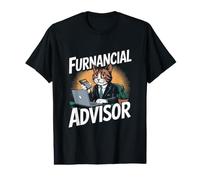 Chat de conseiller Financier drôle T-Shirt Graphique avec Valeur