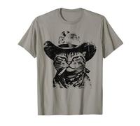 Chat de Cowboy drôle, Hors-la-Loi Occidental Tomcat T-Shirt
