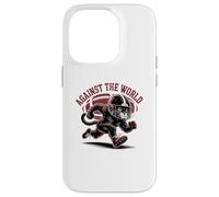 Chat de Football féroce, Contre Le Monde Coque pour iPhone 14 Pro