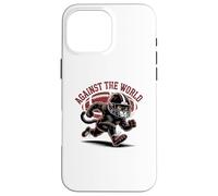 Chat de Football féroce, Contre Le Monde Coque pour iPhone 16 Pro Max