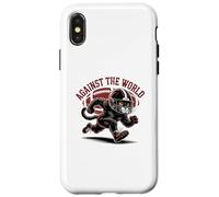 Chat de Football féroce, Contre Le Monde Coque pour iPhone X/XS