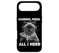 Chat de Jeu avec Joueur Pizza pour Chats Cat Gaming Coque pour iPhone Air