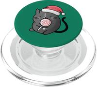 Chat de Noël avec Bonbons PopSockets PopGrip pour MagSafe