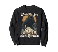 Chat de Noël islandais Jólakötturinn Yule Cat Sweatshirt