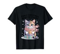 Chat de Noël précoce - Mission Started Cute Holiday T-Shirt