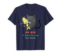 Chat de pêche Amusant si Grand Que Je Dois Utiliser Deux Mains T-Shirt